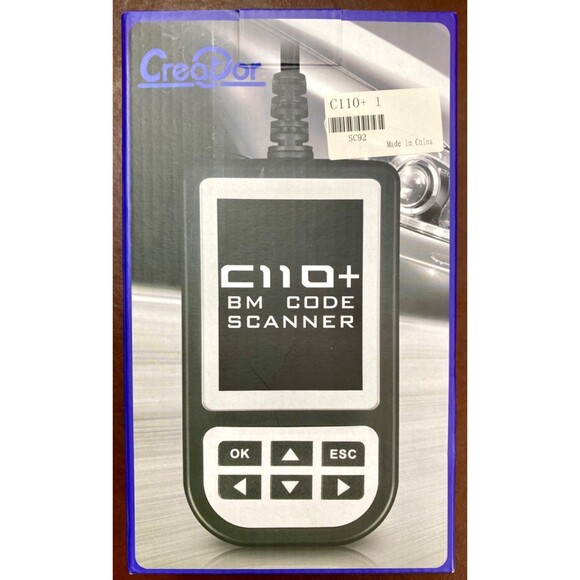Creator C110+  OBD2 Scanner Diagnostic Code Reader w/ Software. NEW IN THE BOX - Picture 1 of 6